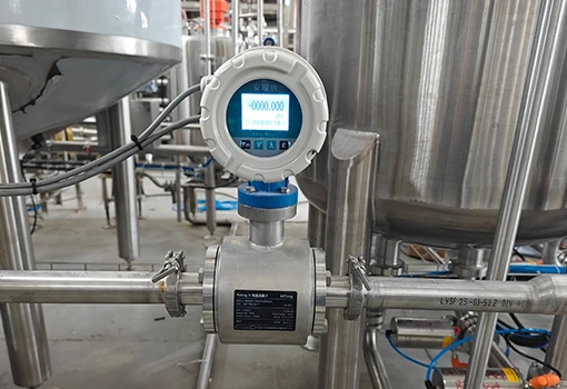 Food Grade Magnetic Flow Meters for Brewery